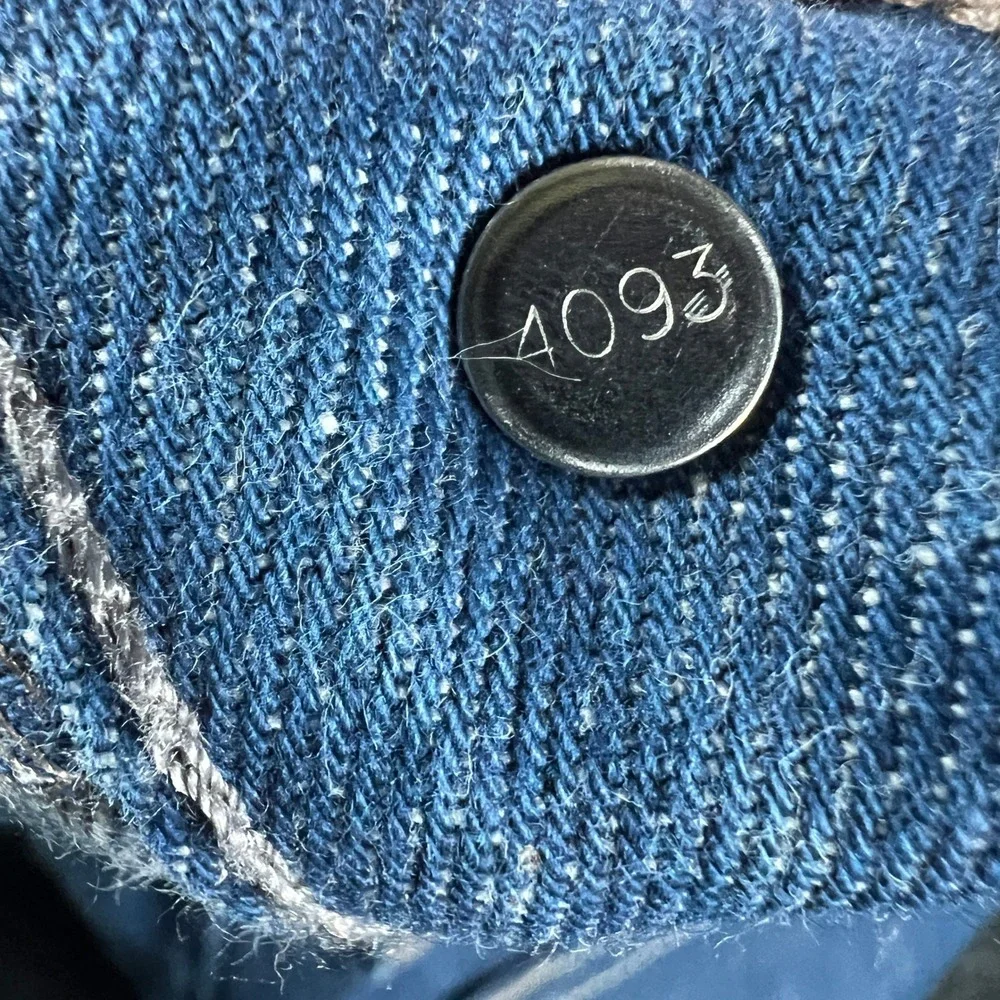 Levi's 501XX‎ Original Fit Blue Jeans Button Fly Mens Measures Size 42x30 Baggy